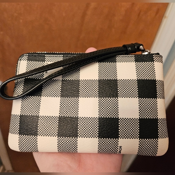 Coach Checkered Wristlet - Picture 6 of 16